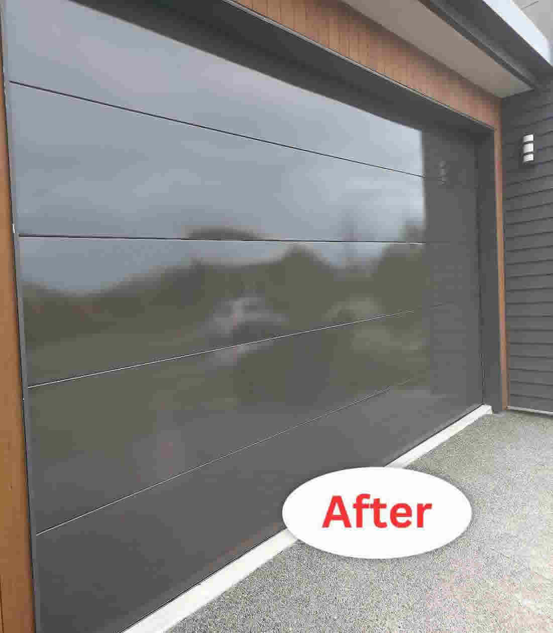 Surface after colour restoration